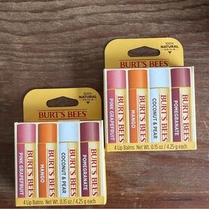 Burt’s bees lip balms